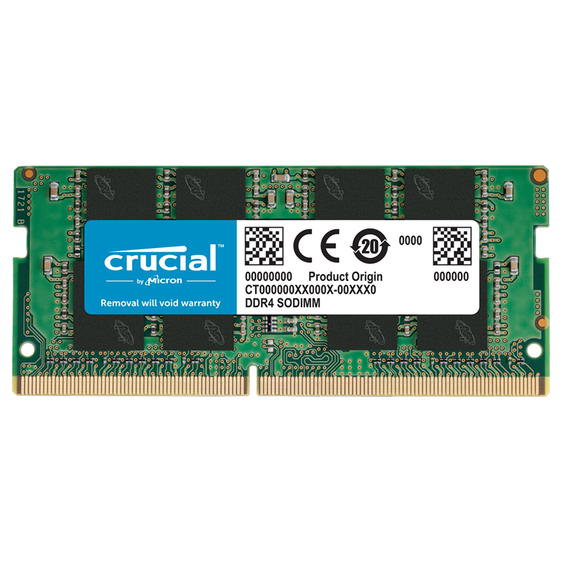 Crucial 16GB (1x16GB) 2666MHz SODIMM DDR4 RAM (CT16G4SFRA266)