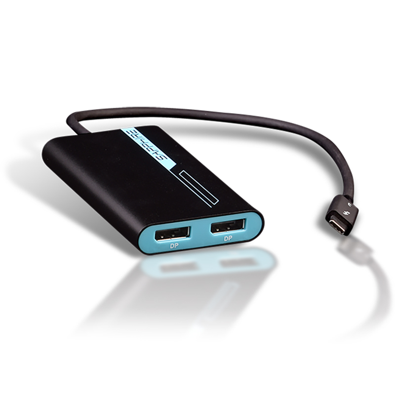 Sapphire Thunderbolt 3 to Dual DP Active Adapter USB-C 40 Gbps