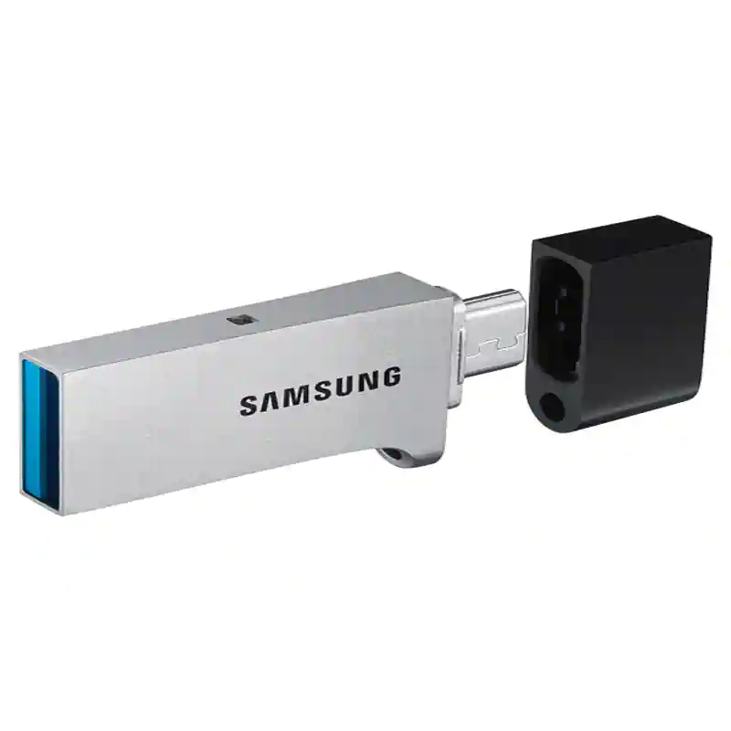 Samsung 128GB USB Micro USB Flash Drive Duo 3.0 OTG Silver