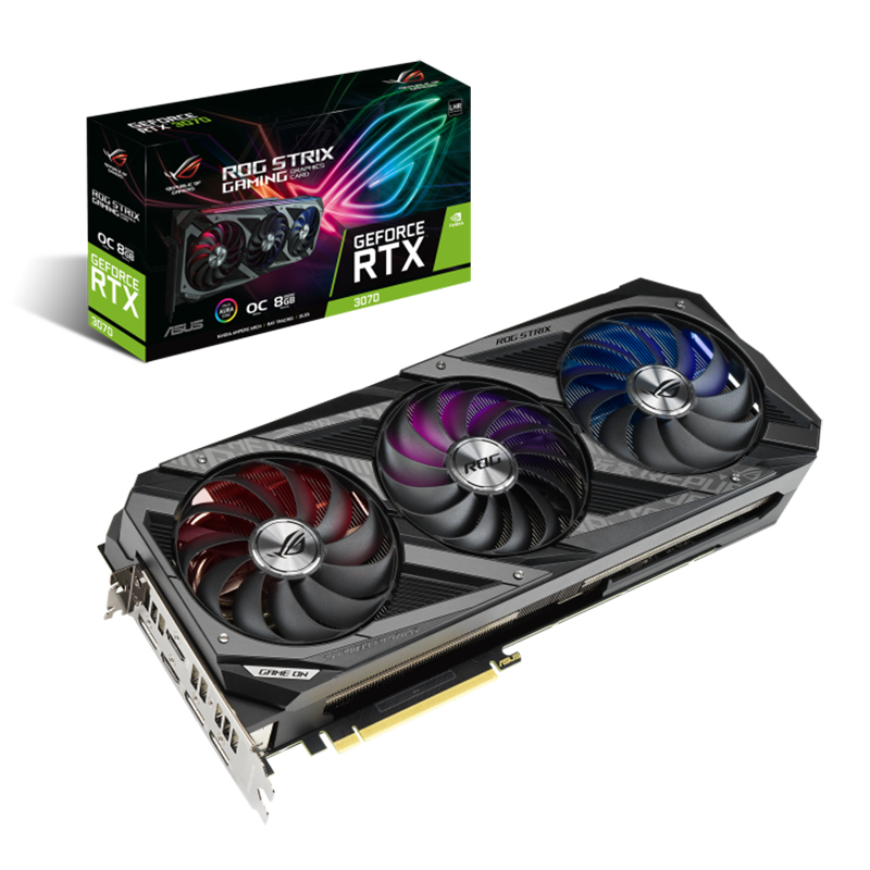 Asus GeForce RTX 3070 Ti ROG Strix Gaming OC 8GB Graphics Card (ROG-STRIX-RTX3070TI-O8G-GAMING)