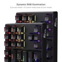 RK ROYAL KLUDGE Sink87G RGB 80% 87 Keys Wireless 2.4G Tenkeyless Mechanical Keyboard, Tactile Brown Switches