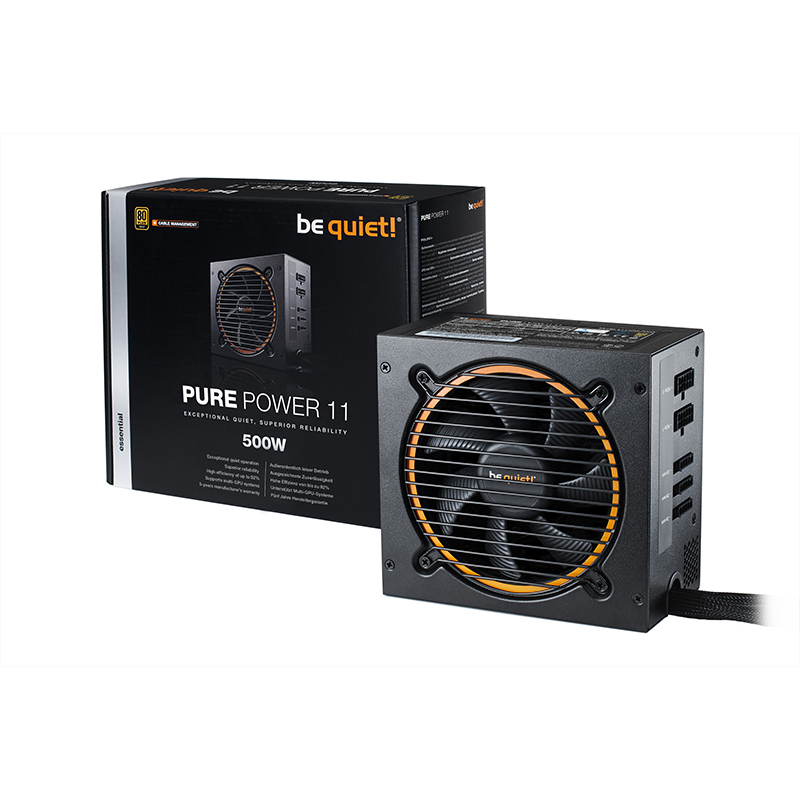 be quiet! 500W Pure Power 11 CM 80+ Gold Power Supply (BN916)
