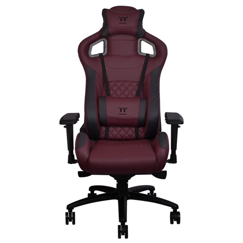 Thermaltake X FIT TT Premium Edition Real Leather Gaming Chair - Burgundy Red (GGC-XFR-BRMFDL-TW)