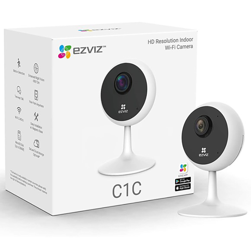 EZVIZ NWEZ-C1C HD Infrared Night Vision Two-Way Talk Indoor 256G micro SD WiFi Camera