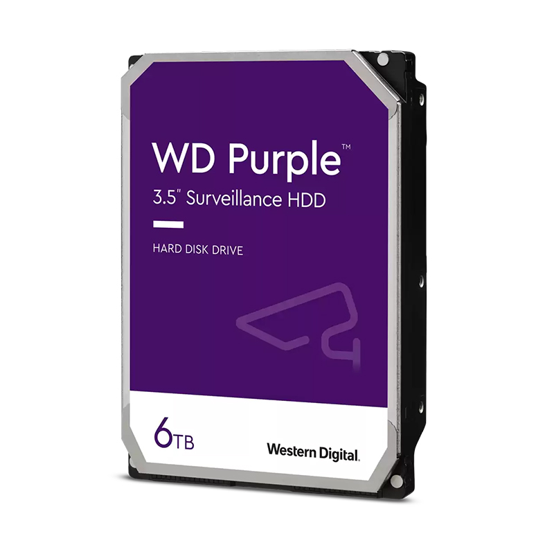 Western Digital 6TB Purple 3.5in SATA Surveillance Hard Drive