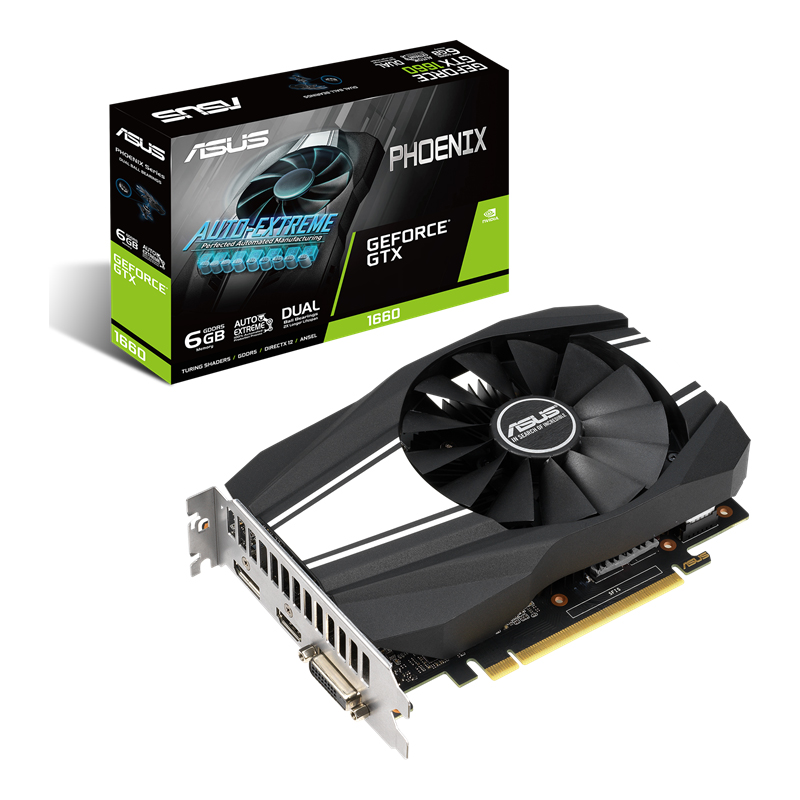 Asus GeForce GTX 1660 Phoenix 6G Graphics Card (PH-GTX1660-6G)