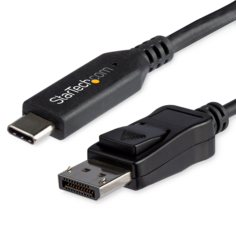 Startech 1.8m USB C to DisplayPort 1.4 Cable - Black