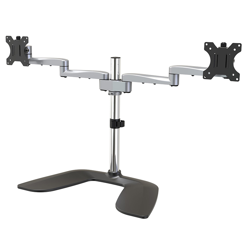Startech Free-Standing Articulating Dual Monitor Stand and Universal Computer Monitor Mount