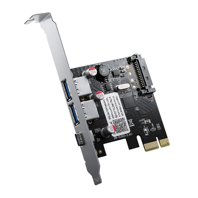 Orico 2 Port USB Type A and 1 USB Type C PCIe Expansion Card