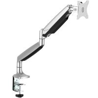 Startech ARMPIVOTHD Single Full Motion Articulating Desk-Mount Monitor Arm - Silver