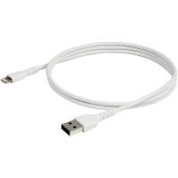 Startech 1m Durable USB-A to Lightning Cable - White