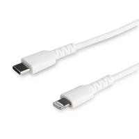 Startech 2m Durable White USB-C to Lightning Cable - White