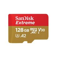 SanDisk Extreme MicroSD 128GB V30 U3 A2 UHS-I 160R 90W NO SD ADAPTER