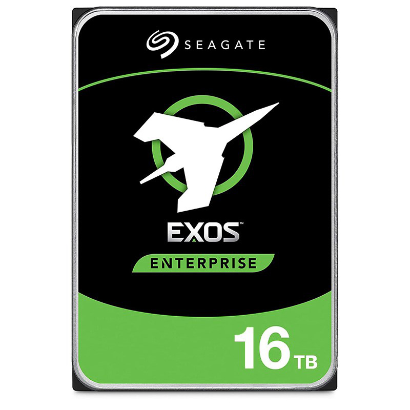 Seagate 16TB Exos X16 Enterprise 3.5in SATA 7200RPM Hard Drive (ST16000NM001G)