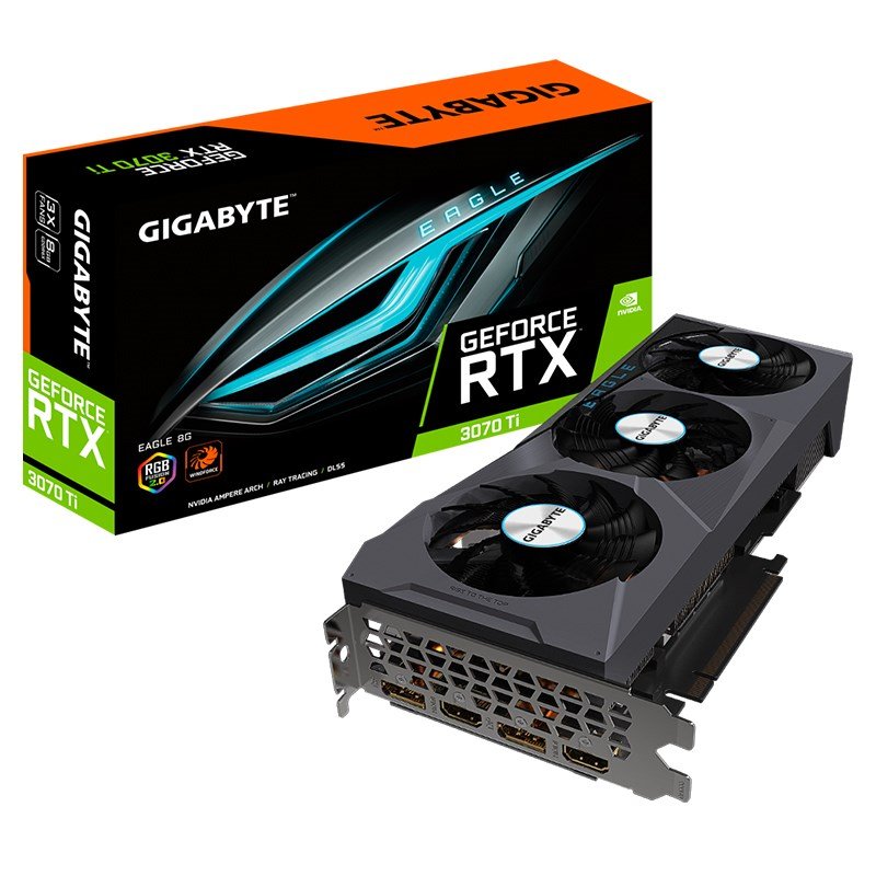 Gigabyte GeForce RTX 3070 Ti Eagle 8G Graphics Card (GV-N307TEAGLE-8GD)