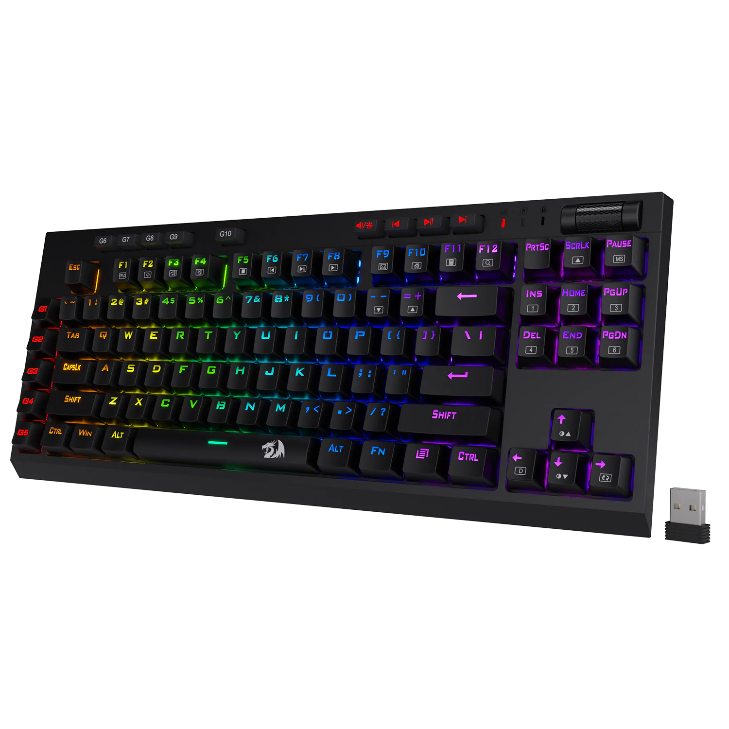 Redragon K596 Vishnu 2.4G Wireless/Wired RGB Mechanical Gaming Keyboard