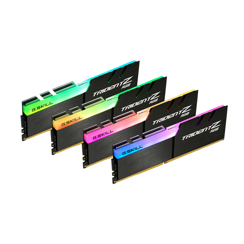 G.Skill 64GB (4x16GB) F4-3600C16Q-64GTZR TridentZ RGB 3600MHz DDR4