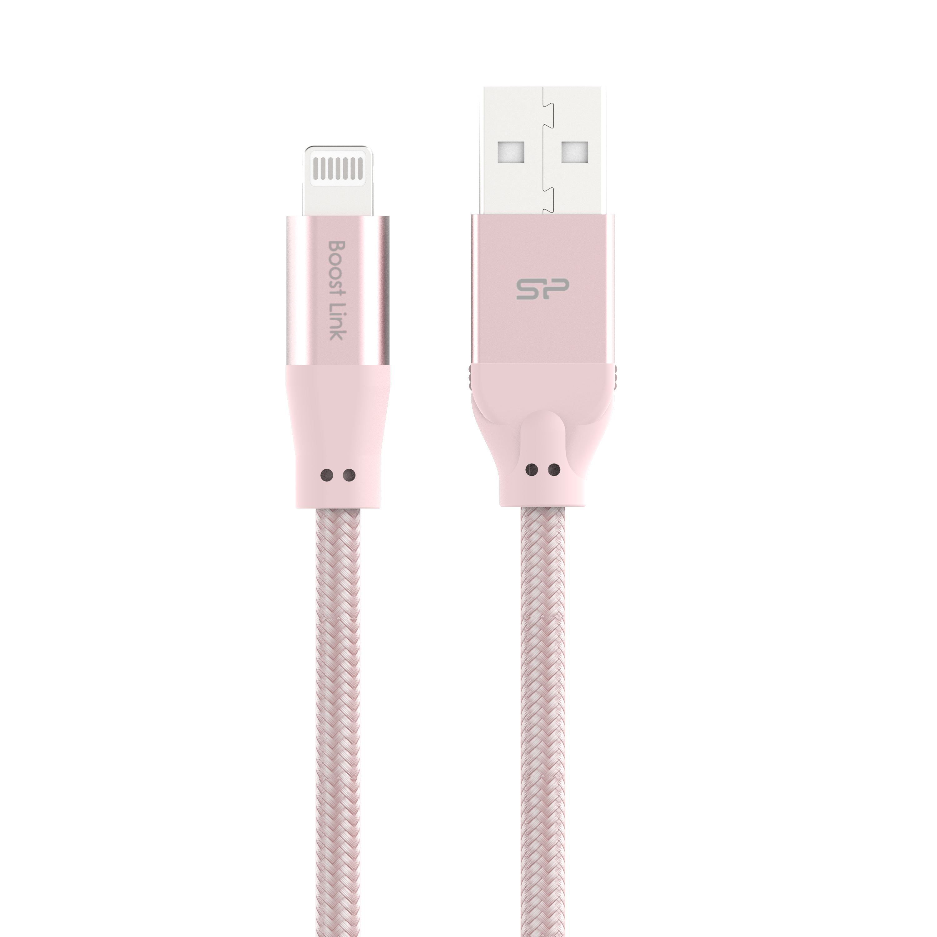 Silicon Power Lightning USB Braided Cable 1m - Pink