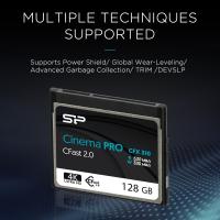 Silicon Power 128GB CFast 2.0 CinemaPro 530MB/s CFX310 MLC Memory Card SP128GICFX311NV0BM