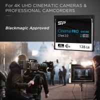 Silicon Power 128GB CFast 2.0 CinemaPro 530MB/s CFX310 MLC Memory Card SP128GICFX311NV0BM