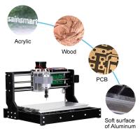 Genmitsu CNC 3018-PRO Router Kit GRBL Control 3 Axis Plastic Acrylic PCB PVC Wood Carving Milling Engraving Machine, XYZ Working Area 300x180x45mm