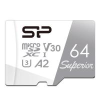 Silicon Power Superior 64GB V30 A2 4K/UHD with Adapter Micro SDXC