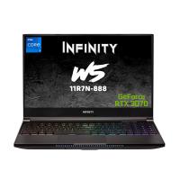 Infinity 15.6in QHD 165Hz i7-11800H RTX3070P 512GB SSD 16GB RAM W10H Gaming Laptop (W5-11R7N-888)