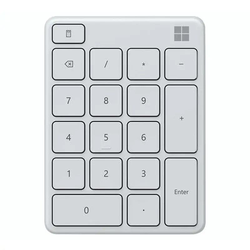 Microsoft Bluetooth Number Pad - Glacier