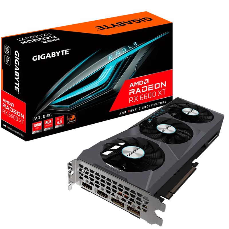 Gigabyte Radeon RX 6600 XT Eagle 8G Graphics Card (R66XTEAGLE-8GD)