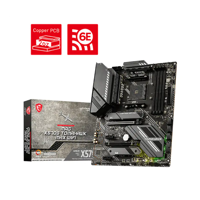 MSI MAG X570S TOMAHAWK MAX WIFI AM4 ATX Motherboard (MSI MAG X570S