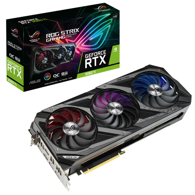 Asus ROG Strix GeForce RTX 3060 Ti Gaming V2 OC 8G LHR Graphics Card  (ROG-STRIX-RTX3060TI-O8G-V2-GAMING)