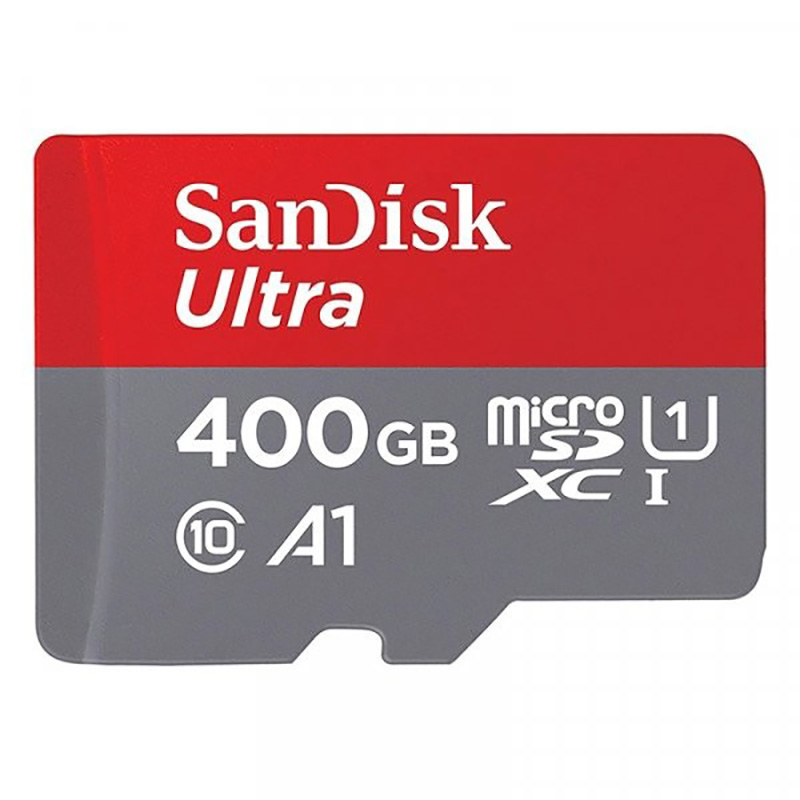 SanDisk Ultra 400GB C10 120MB/s MicroSDXC Card