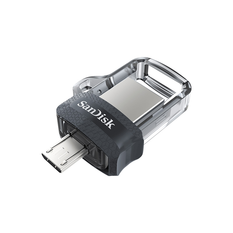 SanDisk 128GB Ultra Dual m3.0 OTG USB 3.0 Flash Drive - Black