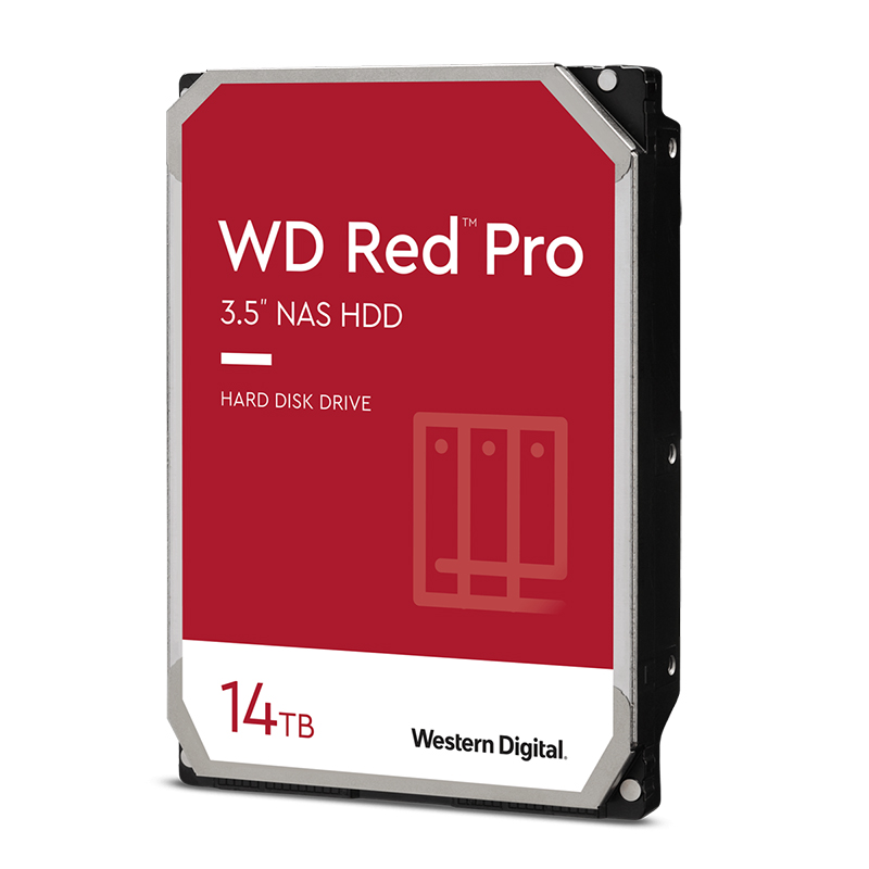 Western Digital 14TB Red Pro 3.5 SATA 7200RPM Hard Drive (WD141KFGX)