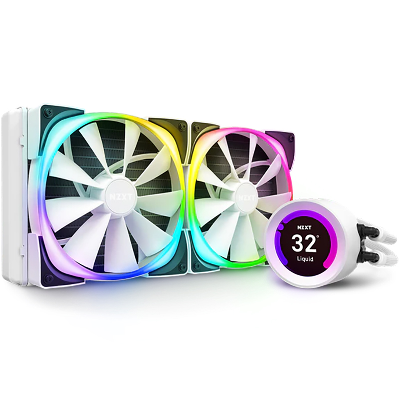 NZXT Kraken Z63 280mm RGB AIO Liquid CPU Cooler - White