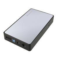 Simplecom SE325 Tool Free 3.5in USB 3.0 Hard Drive Enclosure - Silver