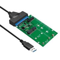 Simplecom SA221 USB 3.0 to mSATA + NGFF M.2 B Key SSD Adapter