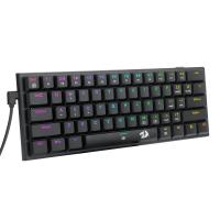 Redragon K614 Anivia 60% Ultra Thin Wired Mechanical Keyboard, Slim Compact 61 Keys RGB Gaming Keyboard w/Low Profile Linear Red Switches 