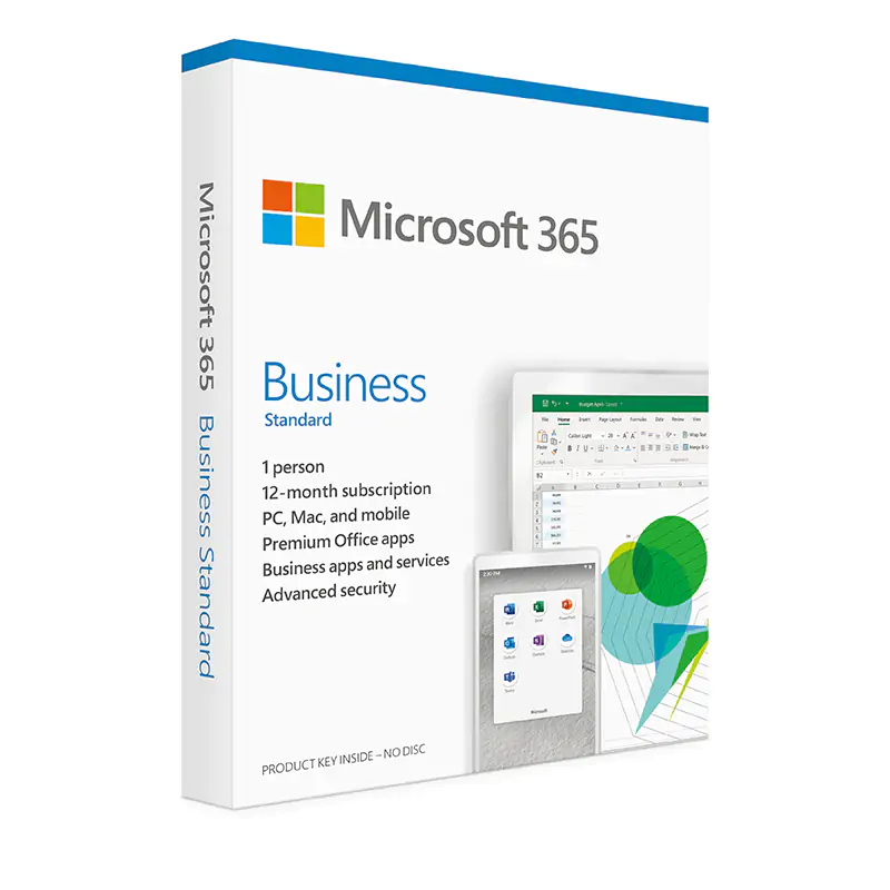 Microsoft Office 365 Business Standard Retail - 1 Year Subscription -  