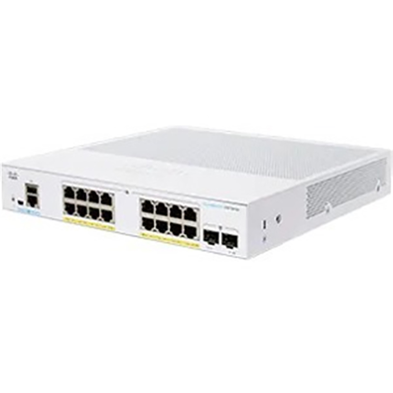 Cisco 16 Port Gigabit PoE Managed Switch (CBS350-16P-2G-AU)
