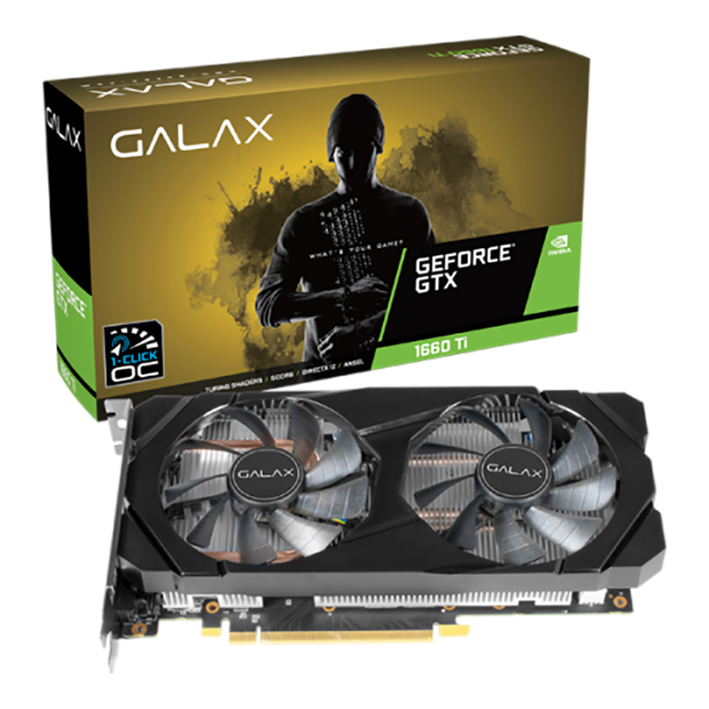 Galax GeForce GTX 1660 Ti 1 Click 6G OC Graphics Card