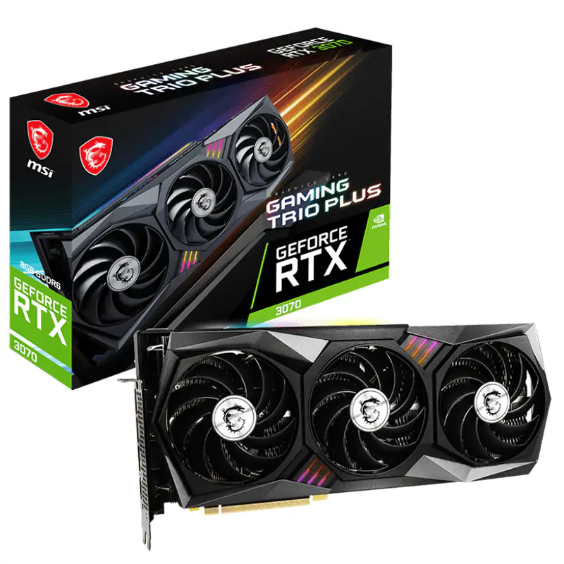 MSI GeForce RTX 3070 Gaming Trio Plus 8G LHR Graphics Card (MSI GeForce RTX 3070 GAMING TRIO PLUS 8G LHR)