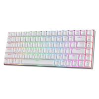 RK ROYAL KLUDGE RK84 Pro 75% RGB Triple Mode BT5.0/2.4G/Wired Hot-Swappable Mechanical Keyboard with Aluminum Frame, Clicky Blue Switch 