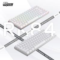 RK ROYAL KLUDGE RK84 Pro 75% RGB Triple Mode BT5.0/2.4G/Wired Hot-Swappable Mechanical Keyboard with Aluminum Frame, Tactile Brown Switch 