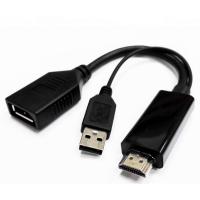 8Ware HDMI to Display Port Male to Female Adapter with USB For Power