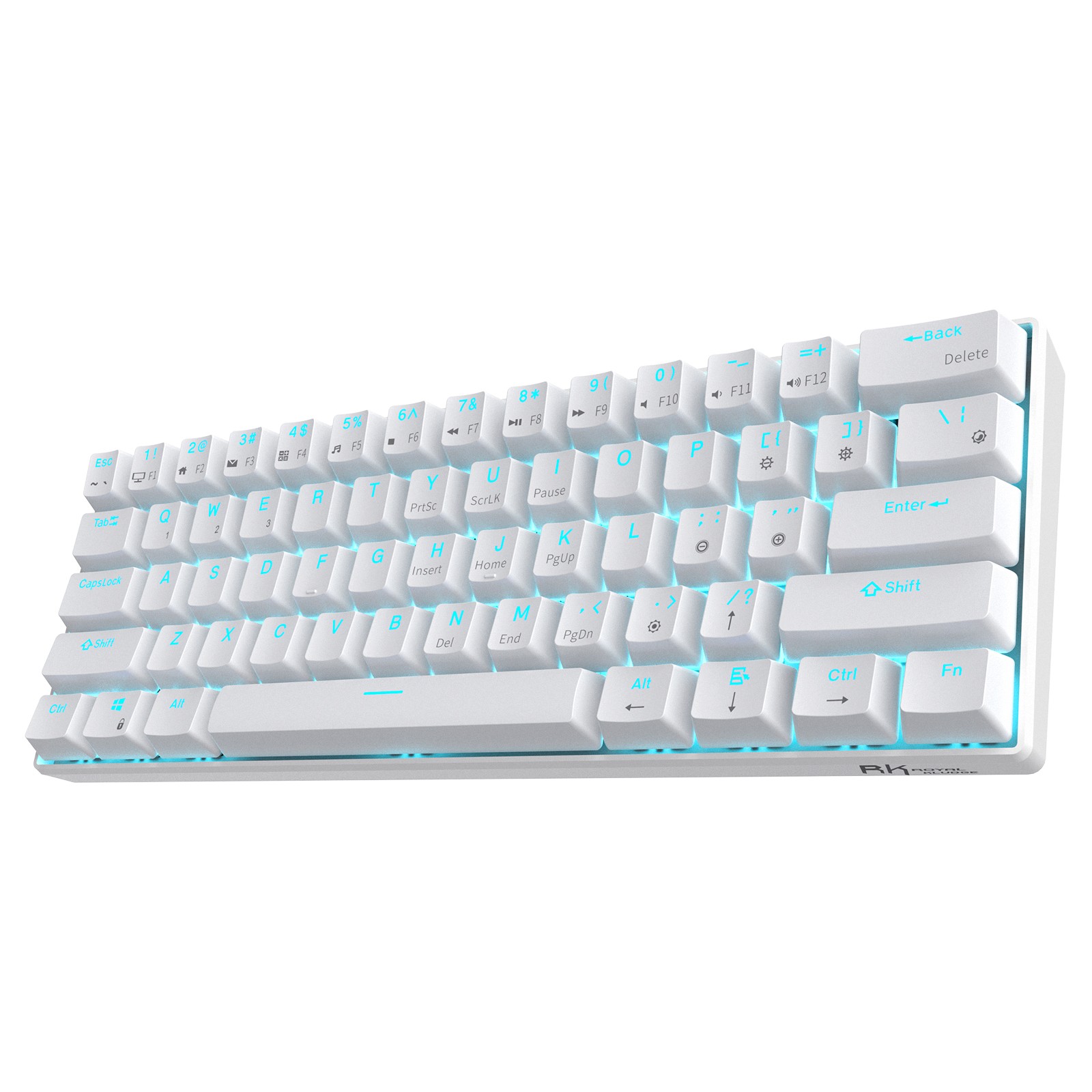 RK ROYAL KLUDGE RK61 Wireless 60% Mechanical Gaming Keyboard, Red Switch