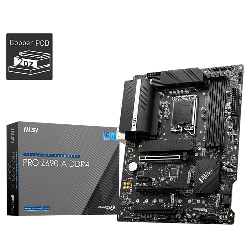 MSI PRO Z690-A LGA 1700 DDR4 ATX Motherboard