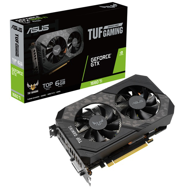 Asus TUF GeForce GTX 1660 Ti Gaming EVO Top Edition 6G Graphics Card