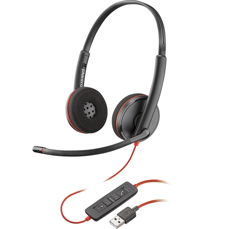 Poly Blackwire 3225 USB Type A Wired Headset