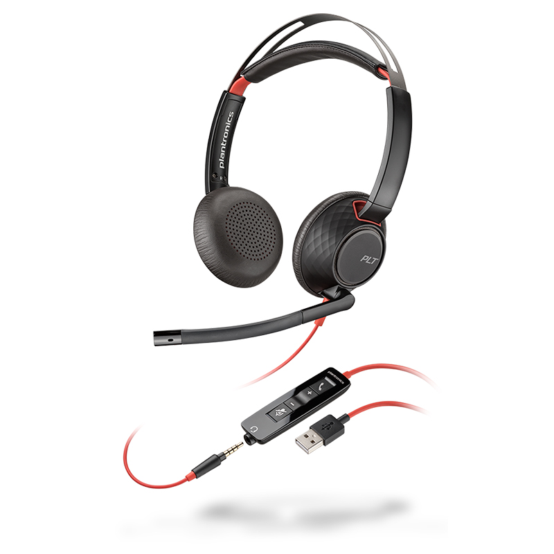 Poly Blackwire 5220 USB Type A Wired Headset